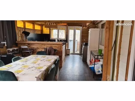 vends mobilhome chalet