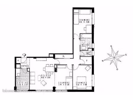 appartement 4 pièces - 69m²