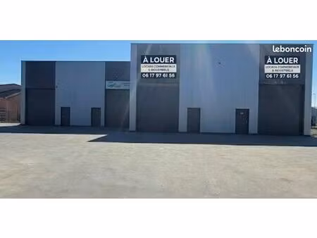 local commercial & industriel 500m² - bordure rn19 - idéal commerce/activité