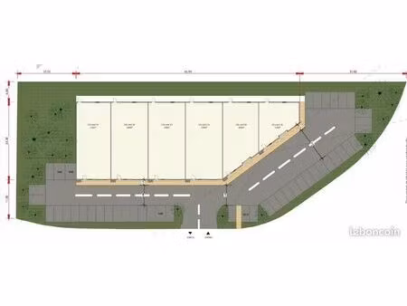 local d'activite 250 m² persan