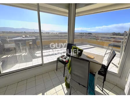 appartement t2 - vue canigou - dernier étage avec terrasse de 30m²