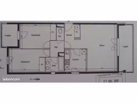 coup de cœur : t3 traversant avec terrasses  dernier étage & confort absolu
