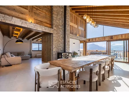 chalet d'architecte avec vue panoramique à font-romeu