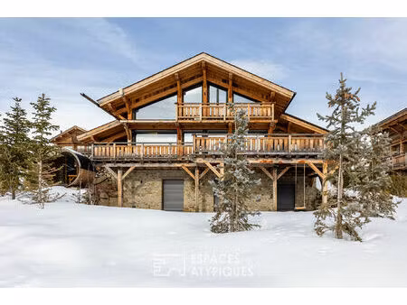 chalet de prestige à bolquère avec vue panoramique & espace bien-être