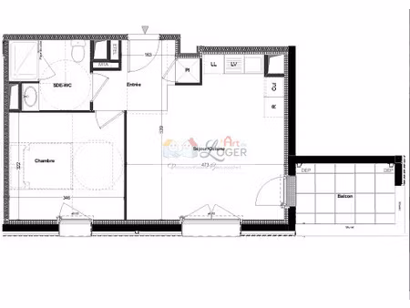 nantes route de saint jospeh appartement type 2 