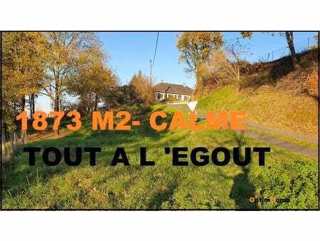 terrain constructible à vendre