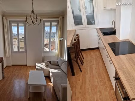 à louer – 3 pièces meublé 51 m² – 3ᵉ étage – castellane – 13006 marseille