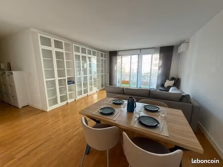 appartement meublé 90m2 de type t4 cœur part dieu avec garage double◊