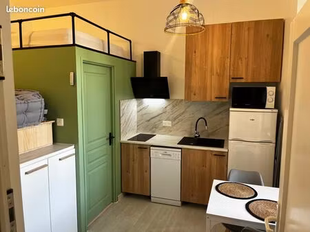 appartement à louer - studio avec mezzanine