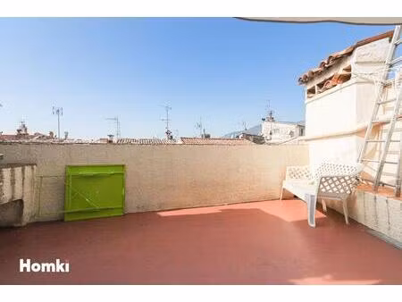 studio de 22 m² dernier étage vieille ville avec terrasse - rue du marché 06140 vence