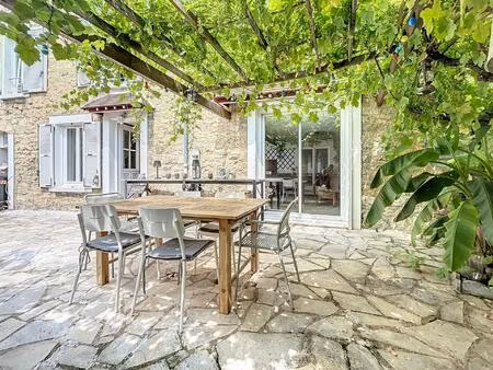 brueil-en-vexin – maison en pierre rénovée  jardin et 60 m² de potentiel supplémentaire