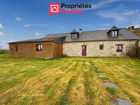 lalleu (35320) - maison type longère de165 m2  3 chambres  terrain de 1817m²