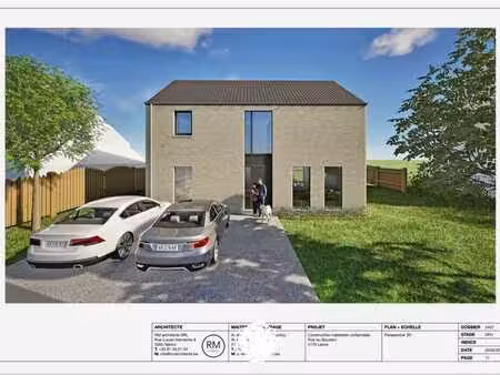 terrain avec permis d'urbanisme - lesve