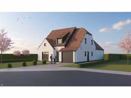 nieuw te bouwen open bebouwing te krombeke