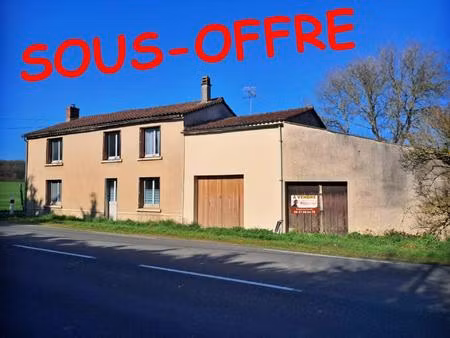 maison pierre 145m² - grand terrain 2585m² – pompe à chaleur - puits