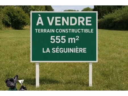 en vente terrain non constructible – 77 000 € |la séguinière