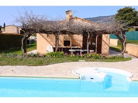maison de plain pied à peymeinade avec piscine et jardin