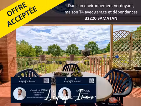 achat maison 5 pièces 125m² samatan 32130
