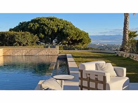 super cannes - superbe villa contemporaine vue mer.