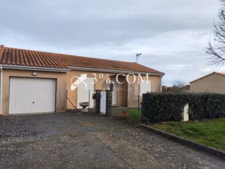 vente maison 3 pièces 69.35 m² à louzy (79100)  135 750 €