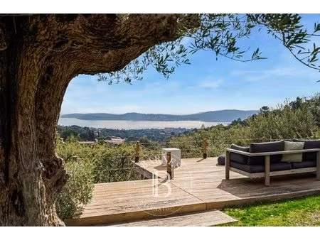 grimaud - domaine prive - maison provencale avec vue mer