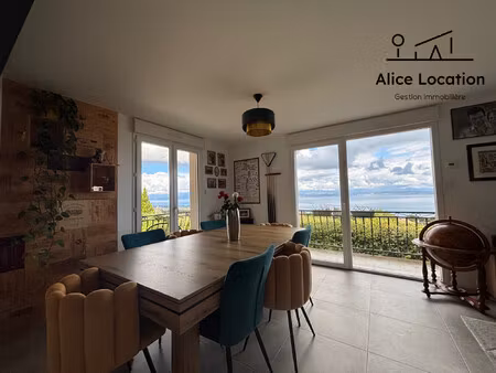 location maison 4 pièces 113m² publier 74500