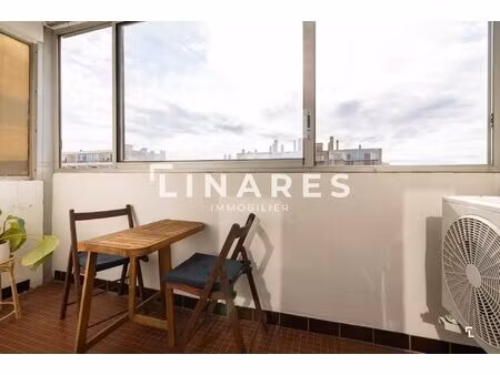 l'élégance - appartement dernier étage t2 de 70m2 - 2 balcons - cave - 13005 conception/ti