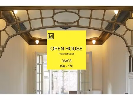 open house 6/03 - karaktervolle herenwoning  volledig gerenoveerd