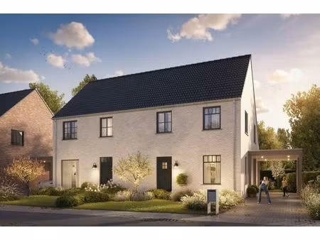 landelijke  halfopen nieuwbouwwoning in lede