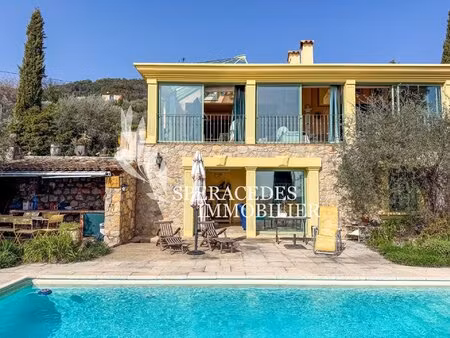 spéracèdes - belle maison atypique avec vue mer et maison d’amis