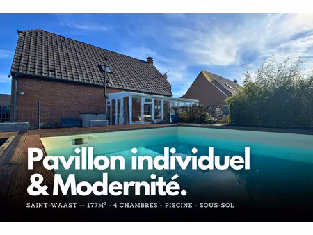 achat maison 7 pièces 180m² st waast 59570