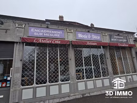 location local commercial 88m² avesnes sur helpe 59440