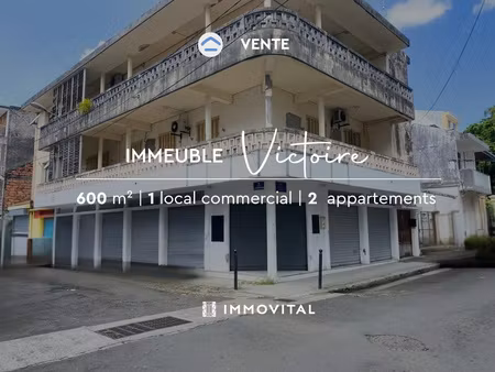 achat immeuble 600m² pointe a pitre 97110