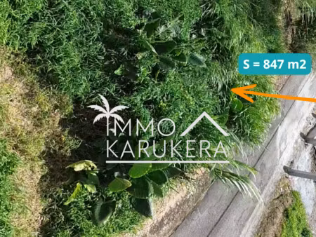 achat terrain 847m² trois rivieres 97114