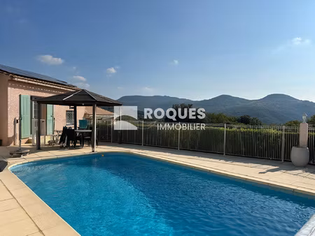 lodève  villa f4 avec piscine exposition sud ! belles presta