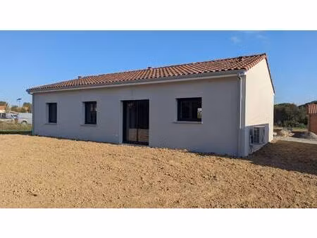 terrain avec maison neuve à vendre