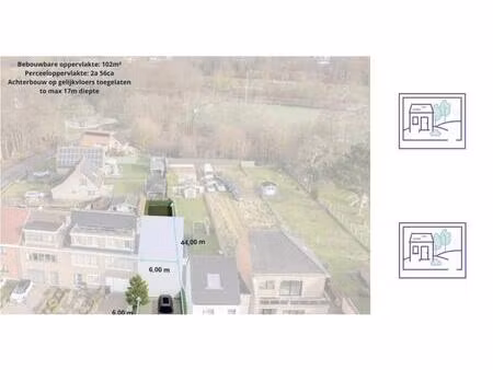 terrain à bâtir à vendre à a. vaucampslaan zn huizingen (rbv39308)