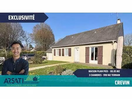 vente maison à crevin (35320) : à vendre / 89m² crevin