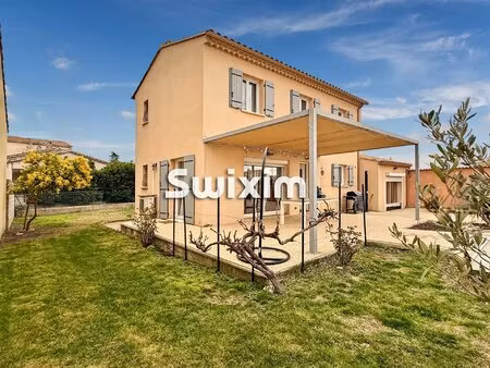 maison moderne avec piscine et joli terrain plat !