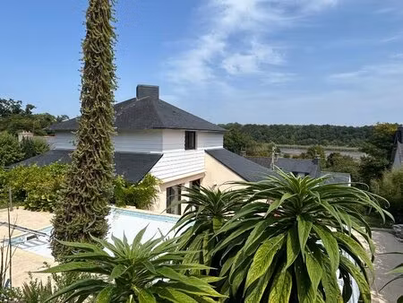 maison à vendre à quimper - vue odet avec piscine