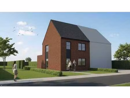 nieuw te bouwen halfopen bebouwing te herne