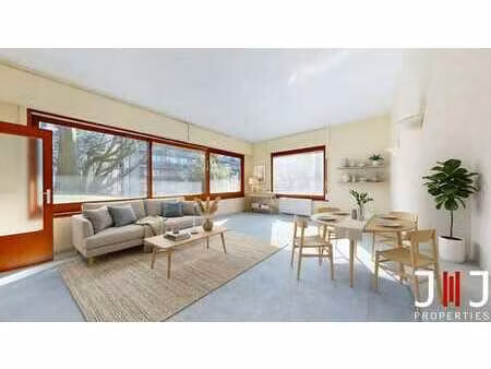 brugmann - rez-de-chaussée lumineux de 4 chambres