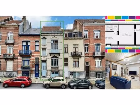 maison à vendre à rue françois bossaerts 115 schaerbeek (vbd94004)