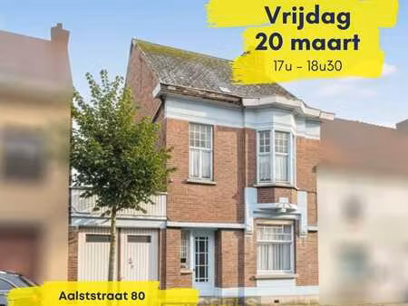 te koop  te renoveren burgerwoning met magazijn  garage e...