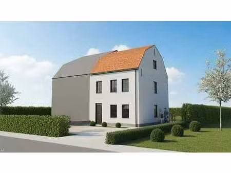 nieuw te bouwen halfopen bebouwing te houhulst