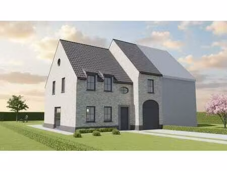 nieuw te bouwen halfopen bebouwing te wichelen