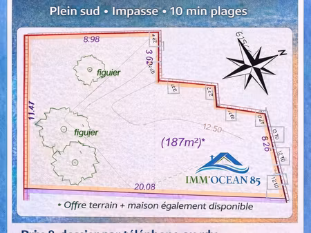 nouveau terrain constructible aux sables d'olonne