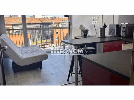 toulouse proche saint agne-t1 bis meublé avec balcon parking