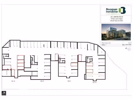 places de parking en sous-sol sécurisé à vaux-en-velin