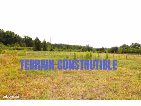 terrain 1 500 m² casteljaloux